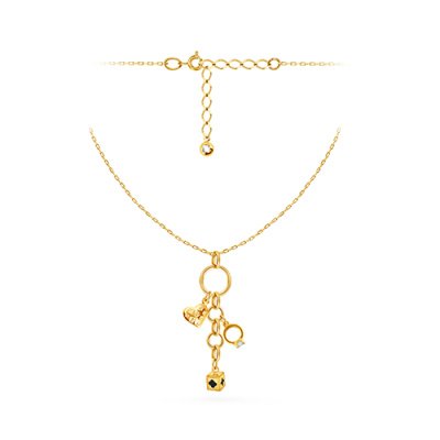 Колье арт. ПАНДЦ1К 15-5-1-Ж, Золото 585