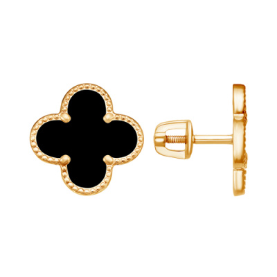 Серьги арт.СВПУ 15-6-Ж, Золото 585