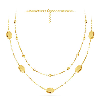 Колье арт. ЦШКК 8-3-Ж, Золото 585