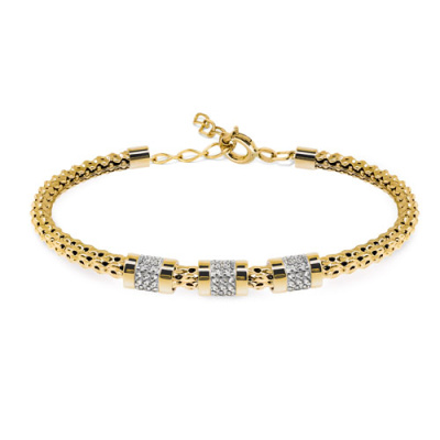 Браслет арт. КСБФ 2-Ж, Золото 585 Без эмали