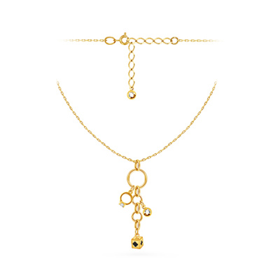 Колье арт. ПАНДЦ1К 15-4-1-Ж, Золото 585