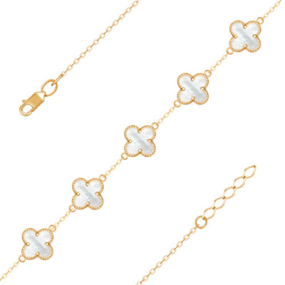 Браслет арт. ЦВБП 52-5-Ж, Золото 585