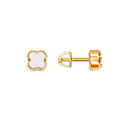 Серьги арт.СВПУ 7-1-Ж, Золото 585