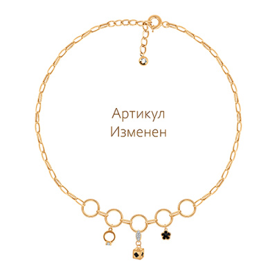Колье арт. ПАНДМК 30-245-66, Золото 585