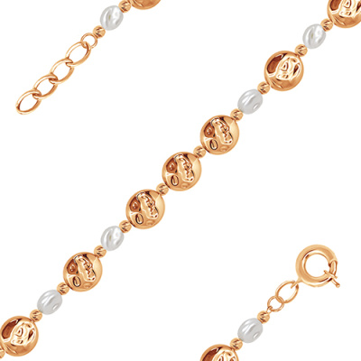 Браслет арт. ЦШЖК3Б 5-2, Золото 585