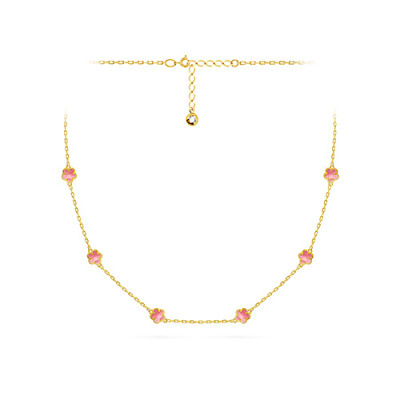 Колье арт. ЦФВК 1-6-9-Ж, Золото 585 Без эмали