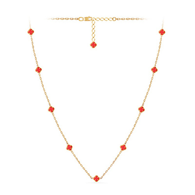 Колье арт. ЦВКП 98-2-Ж, Золото 585