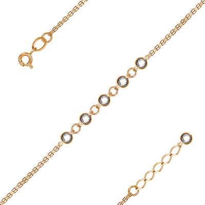 Браслет арт. ЦОФ2Б 5-1, Золото 585 Без эмали