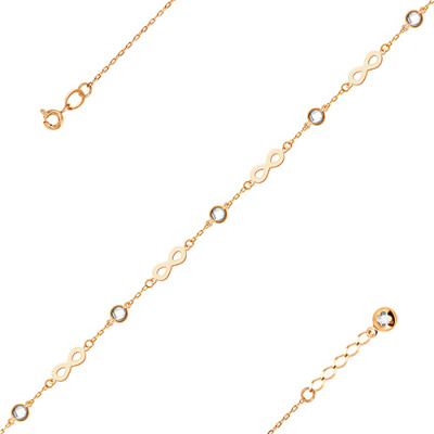 Браслет арт. ЦОФЕ1Б 18-5-5, Золото 585 Без эмали