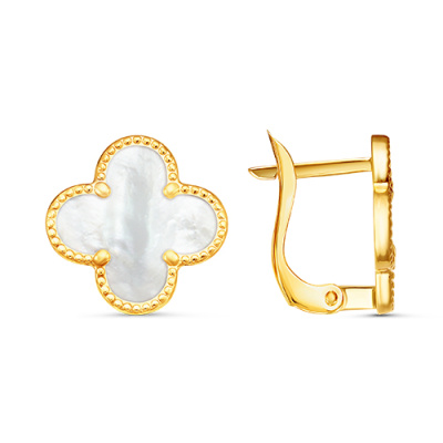 Серьги арт.СВП 15-5-Ж, Золото 585