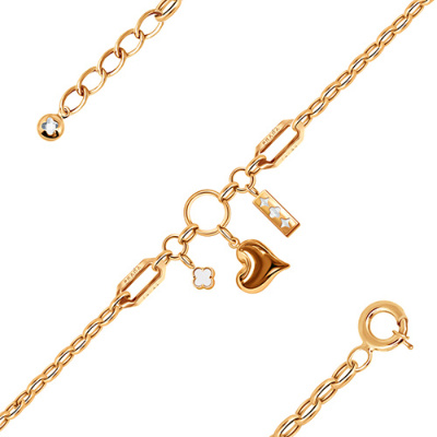 Браслет арт. ПАНДМБ 40-365-1, Золото 585 Без эмали