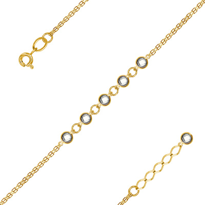 Браслет арт. ЦОФ2Б 5-1-Ж, Золото 585 Без эмали