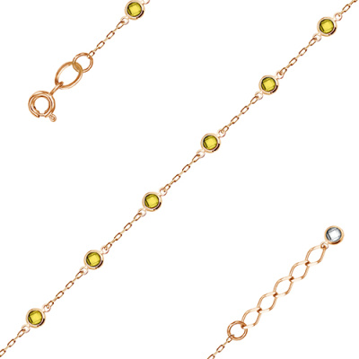 Браслет арт. ЦОФБ 4-12, Золото 585 Без эмали