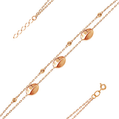 Браслет арт. ЦШК1Б 2-2, Золото 585