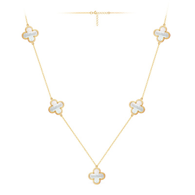 Колье арт. ЦВ1КП 56-5-Ж, Золото 585