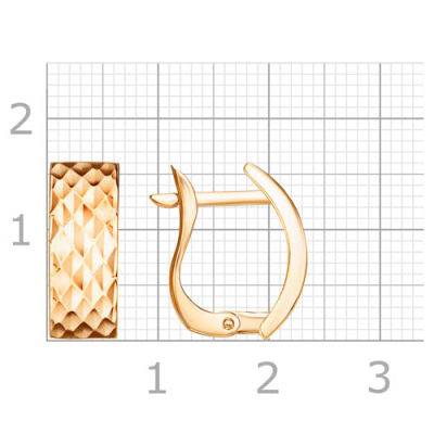 Серьги арт.ТАС 15-12, Золото 585