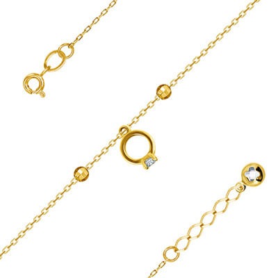 Браслет арт. ЦШКФБ 1-3-Ж, Золото 585