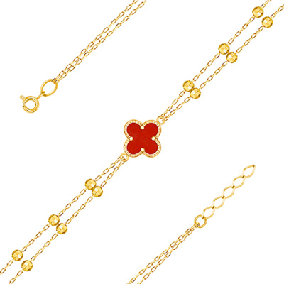 Браслет арт. ЦШВБП 11-2-3-12-Ж, Золото 585 Без эмали