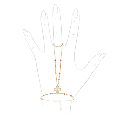 Браслет арт. ЦШВБПД 15-5-2, Золото 585