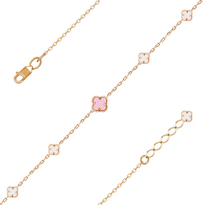 Браслет арт. ЦВБПР 59-9-1-1, Золото 585