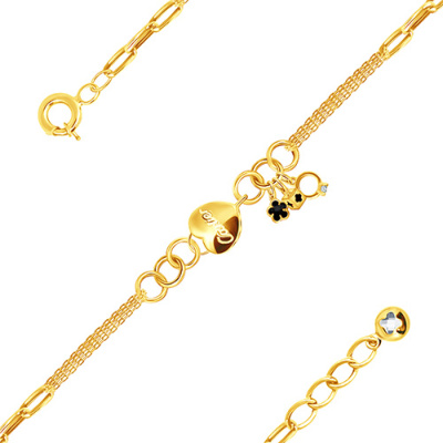 Браслет арт. ПАНДМЦБ 2-362-6-Ж, Золото 585 Без эмали