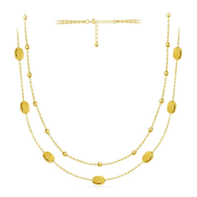 Колье арт. ЦШККС 14-3-Ж, Золото 585