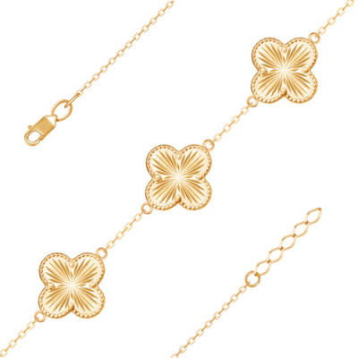 Браслет арт. ЦВБ 25-18-Ж, Золото 585 Без эмали