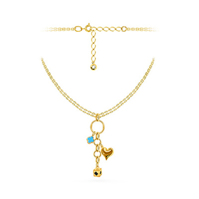 Колье арт. ПАНДЦ1К 15-44-36-Ж, Золото 585