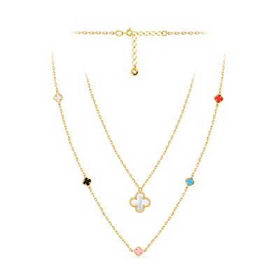 Колье арт. ЦВКПР 11-58-5-Р-Ж, Золото 585