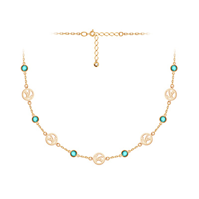 Колье арт. ЦОФЕ1К 15-3-4, Золото 585 Без эмали