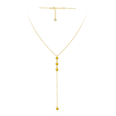 Колье арт. ЦОФДК 1-12-Ж, Золото 585 Без эмали