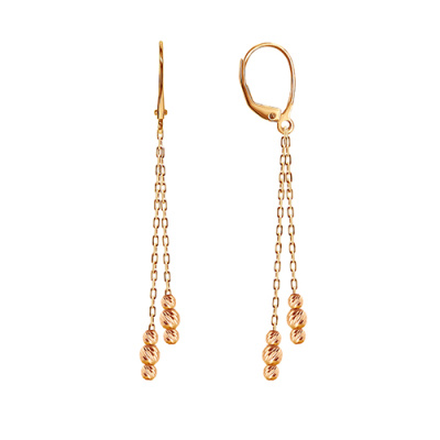 Серьги арт.СВШ 6-2, Золото 585