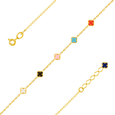 Браслет арт. ЦВБП 58-Р-Ж, Золото 585