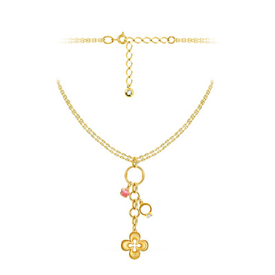 Колье арт. ПАНДЦ1К 15-361-9-Ж, Золото 585