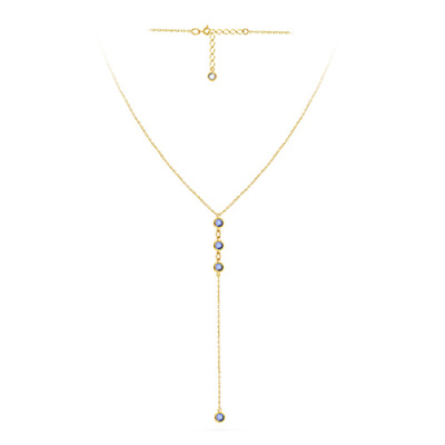 Колье арт. ЦОФДК 1-5-Ж, Золото 585 Без эмали