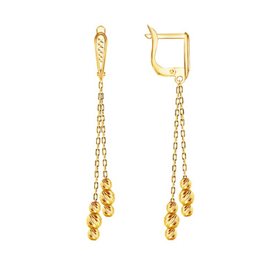 Серьги арт.СВШ 1-2-Ж, Золото 585