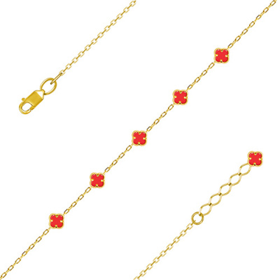 Браслет арт. ЦВБП 58-2-Ж, Золото 585