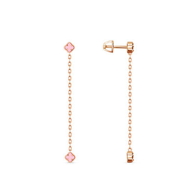 Серьги арт.СВВПУ 5-9-5, Золото 585