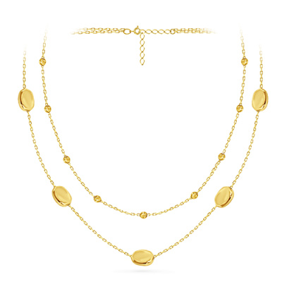 Колье арт. ЦШКК 8-2-Ж, Золото 585