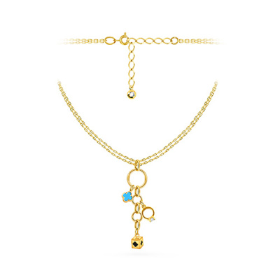 Колье арт. ПАНДЦ1К 15-307-36-Ж, Золото 585