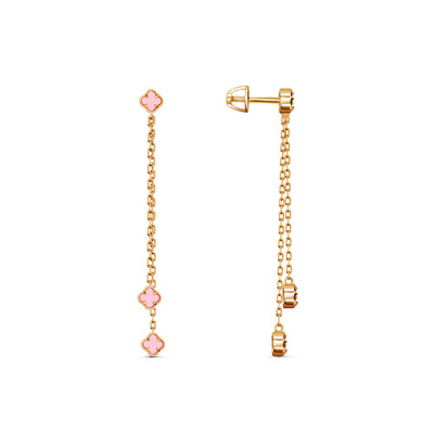 Серьги арт.СВВПУ 5-9-6, Золото 585